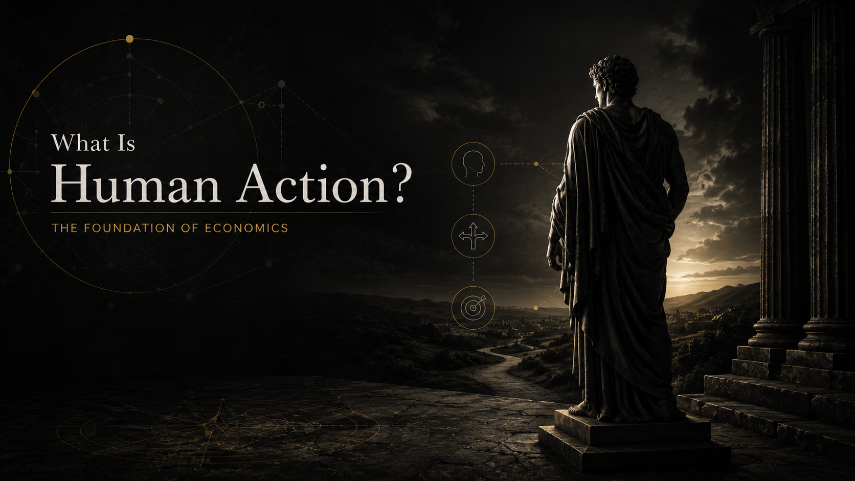 Human action คือการกระทำอย่างมีเป้าหมายภายใต้ความขาดแคลน เวลา และความไม่แน่นอน